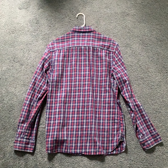 Wallin & Bros M Plaid Flannel Button Up Shirt - Picture 2 of 4